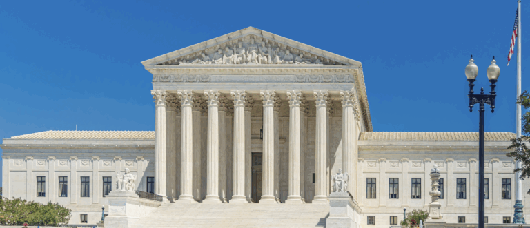 Supreme Court building during 2023 affirmative action ruling | Daniel Stark Law
